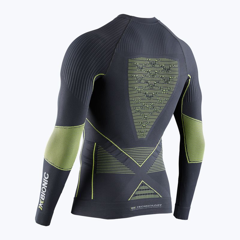 Longsleeve termoaktywny męski X-Bionic Energy Accumulator 4.0 charcoal/yellow 2