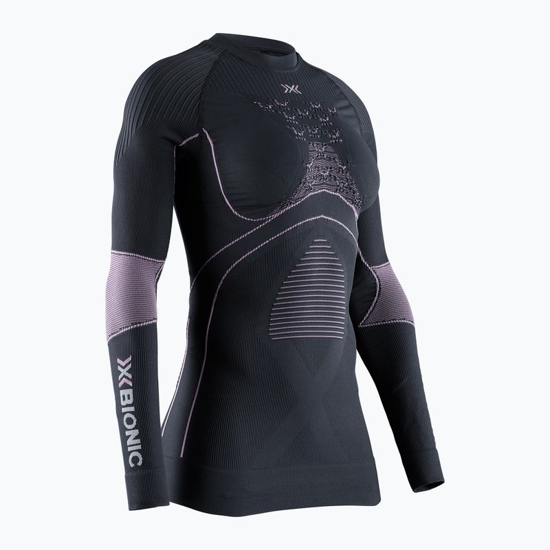 Bluza termoaktywna damska X-Bionic Energy Accumulator 4.0 charcoal/magnolia