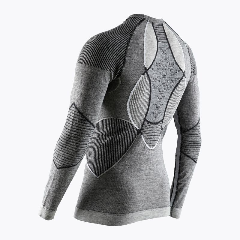 Longsleeve termoaktywny męski X-Bionic Apani 4.0 Merino black/grey/white 2