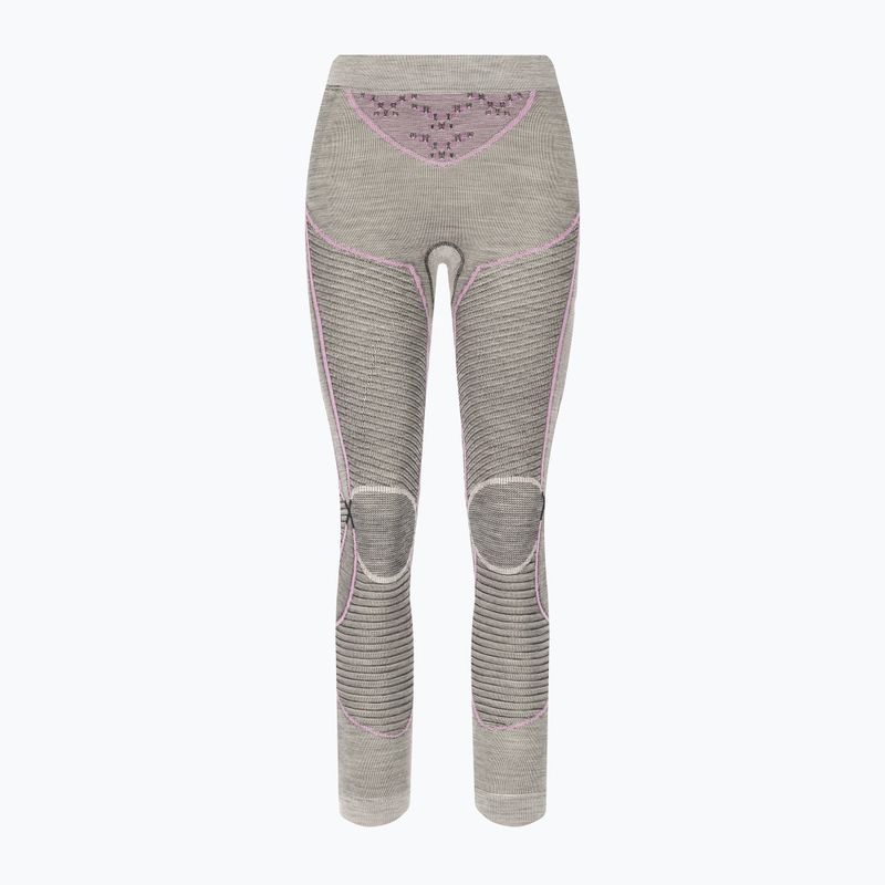 Spodnie termoaktywne damskie X-Bionic Apani 4.0 Merino black/grey/pink