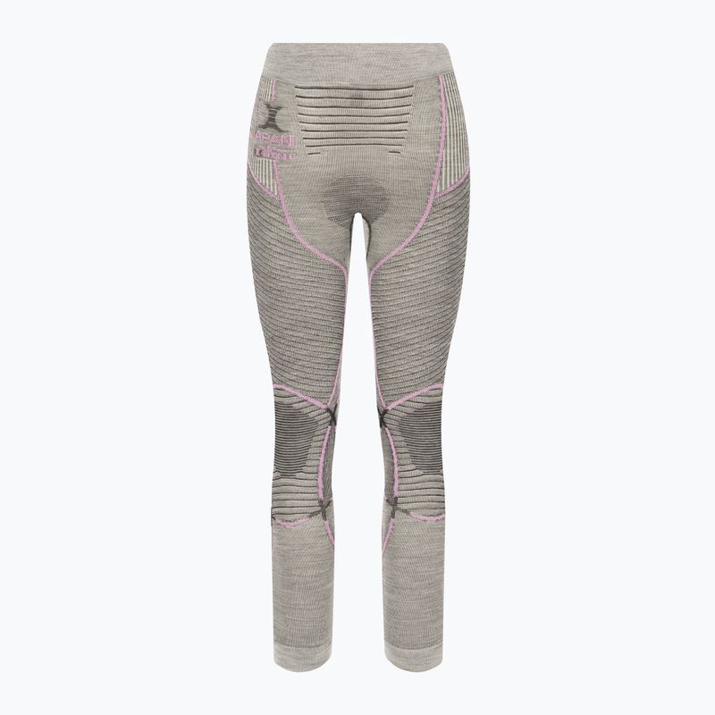 Spodnie termoaktywne damskie X-Bionic Apani 4.0 Merino black/grey/pink 2