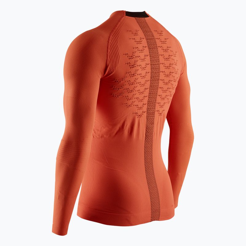 Longsleeve termoaktywny męski X-Bionic The Trick 4.0 Run trick orange/black 5