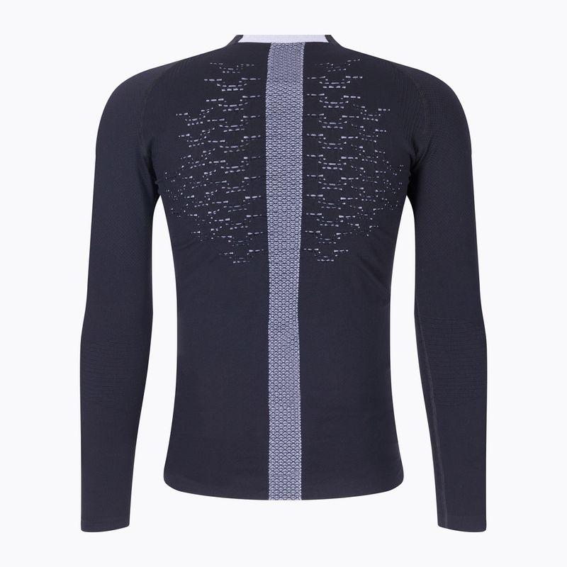 Bluza termoaktywna męska X-Bionic The Trick 4.0 Run opal black/arctic white 2