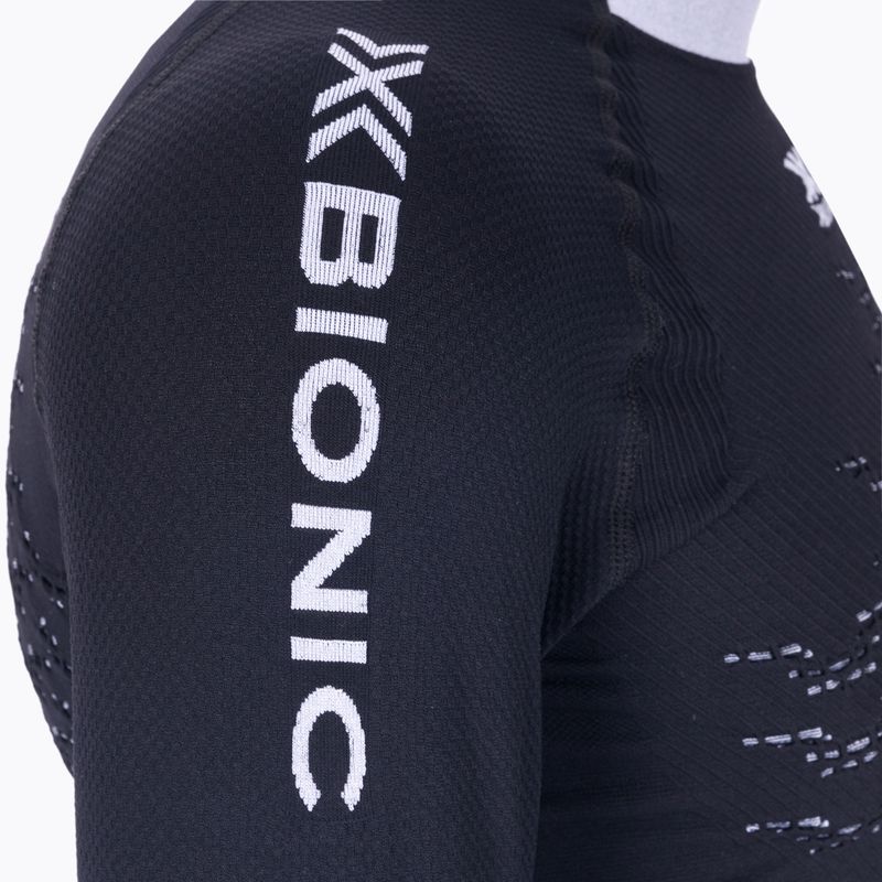 Bluza termoaktywna męska X-Bionic The Trick 4.0 Run opal black/arctic white 4