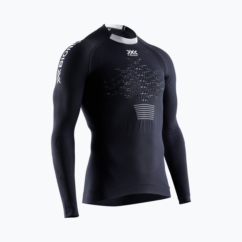 Bluza termoaktywna męska X-Bionic The Trick 4.0 Run opal black/arctic white 5