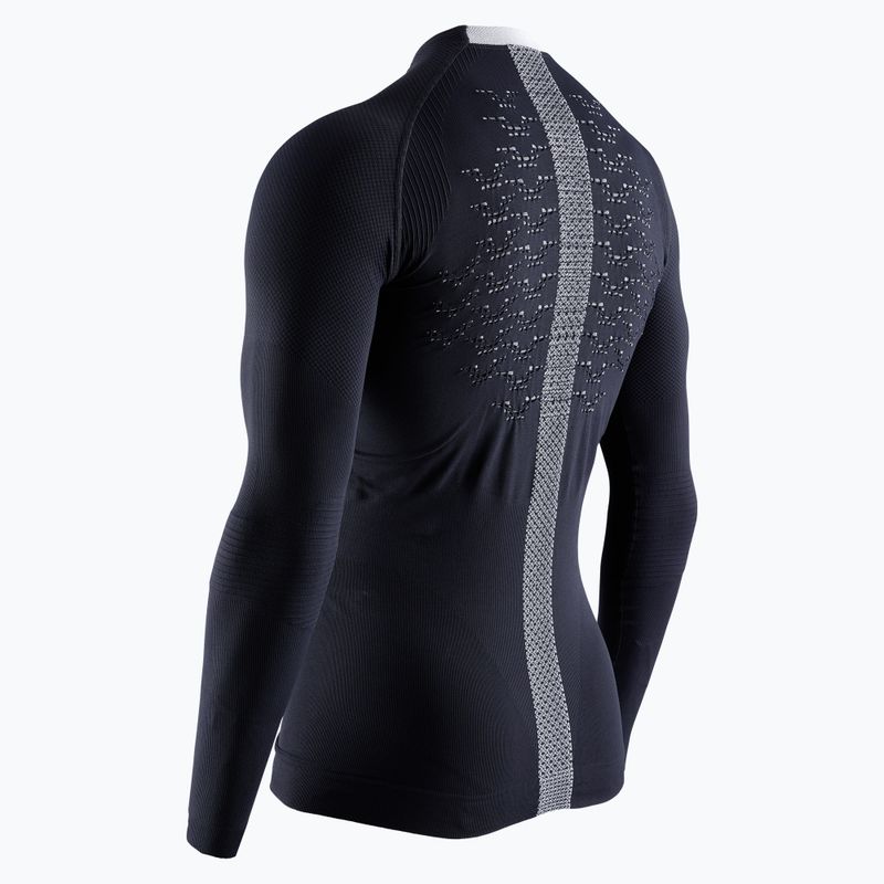 Bluza termoaktywna męska X-Bionic The Trick 4.0 Run opal black/arctic white 6