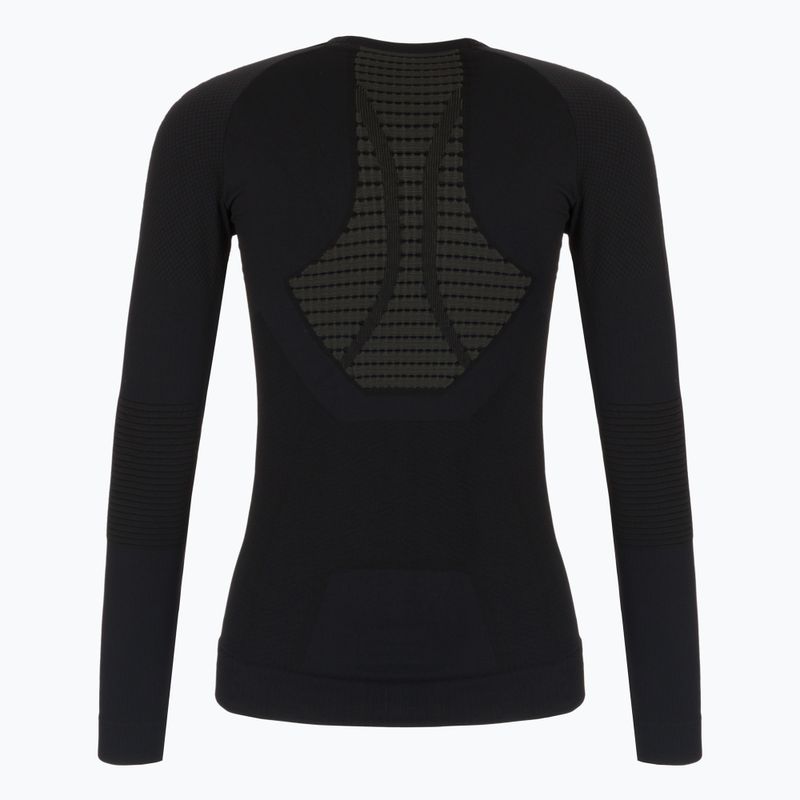 Bluza termoaktywna damska X-Bionic Invent 4.0 Run Speed black/charcoal 2