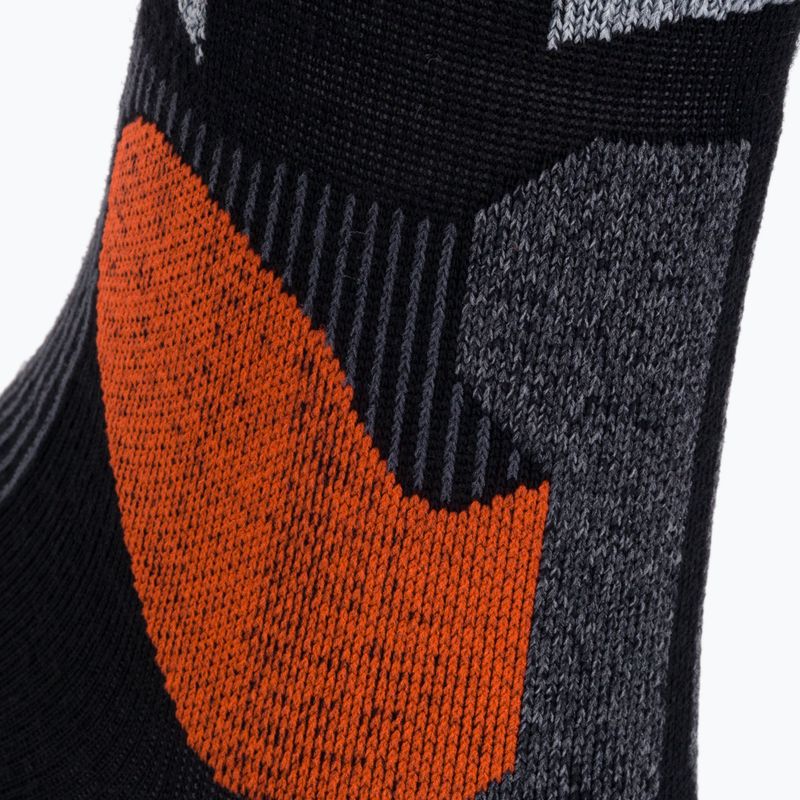 Skarpety narciarskie X-Socks X-Country Race 4.0 black/stone grey melange 5