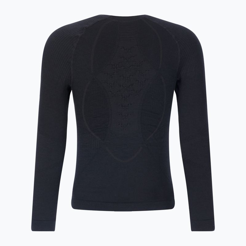 Longsleeve termoaktywny męski X-Bionic Apani 4.0 Merino black/black 2