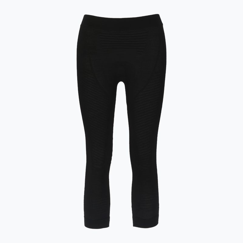 Spodnie termoaktywne damskie X-Bionic 3/4 Apani 4.0 Merino black/black