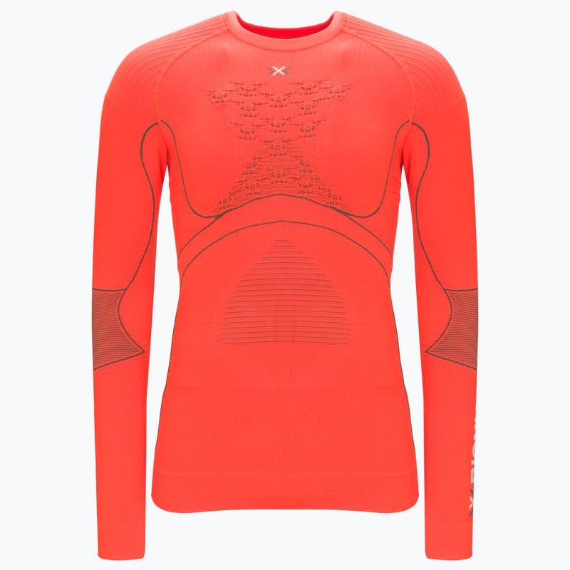 Longsleeve termoaktywny męski X-Bionic Energy Accumulator 4.0 sunset orange/anthracite