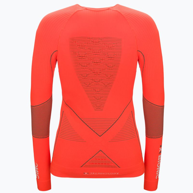 Longsleeve termoaktywny męski X-Bionic Energy Accumulator 4.0 sunset orange/anthracite 2