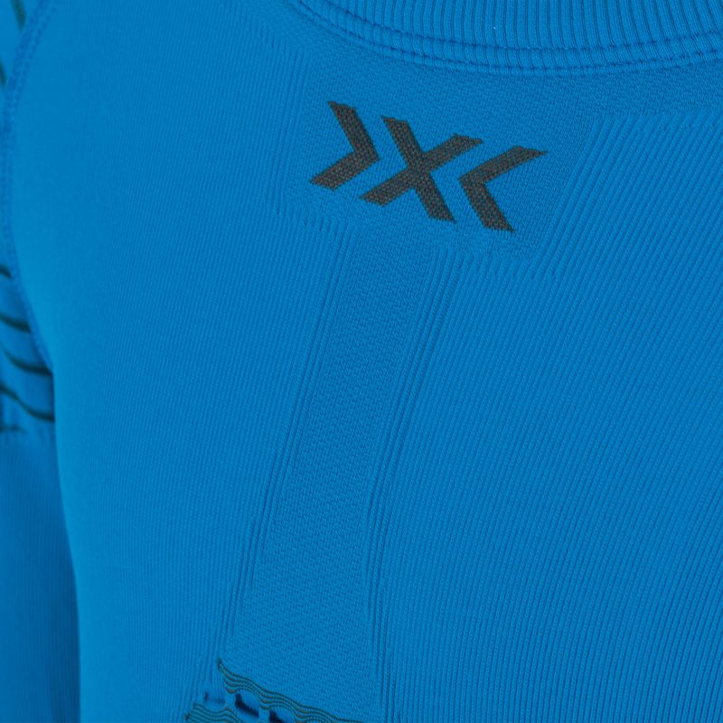 Bluza termoaktywna dziecięca X-Bionic Invent 4.0 LS teal blue/anthracite 3