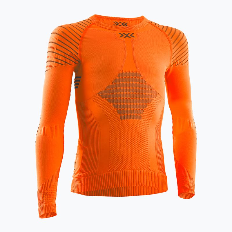 Bluza termoaktywna dziecięca X-Bionic Invent 4.0 sunset orange/anthracite