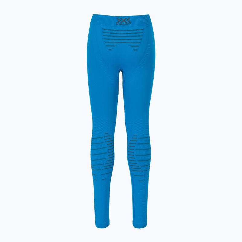 Spodnie termoaktywne dziecięce X-Bionic Invent 4.0 teal blue/anthracite