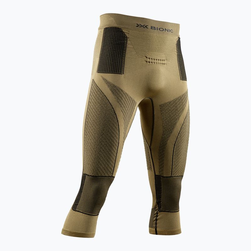 Spodnie termoaktywne męskie X-Bionic 3/4 Radiactor 4.0 gold/black 5