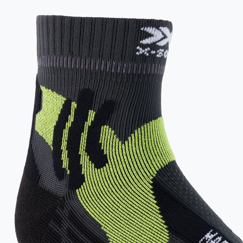 Skarpety męskie X-Socks Marathon charcoal/phyton yellow/black 3