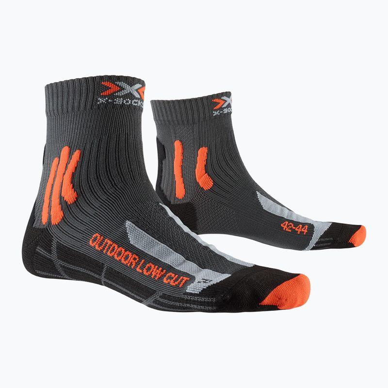 Skarpety X-Socks Trek Outdoor Low Cut anthracite/orange 2