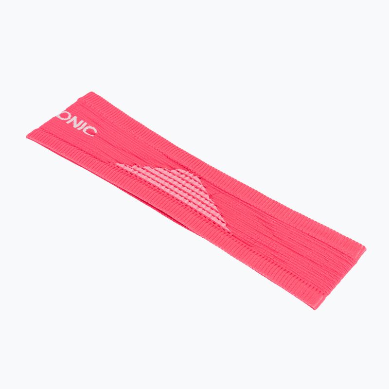 Opaska termoaktywna X-Bionic Headband 4.0 flamingo pink/arctic white 2