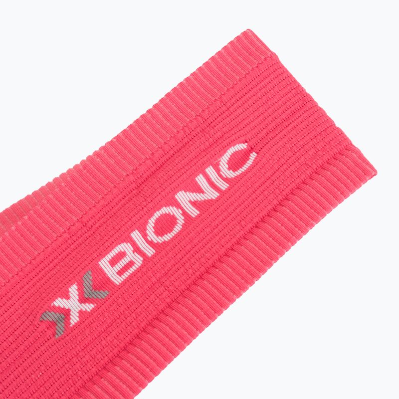 Opaska termoaktywna X-Bionic Headband 4.0 flamingo pink/arctic white 3