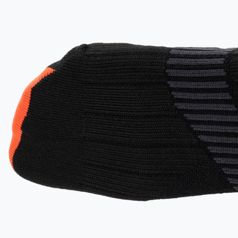 Skarpety X-Socks Winter Run 4.0 black/dark grey melange/x-orange 4