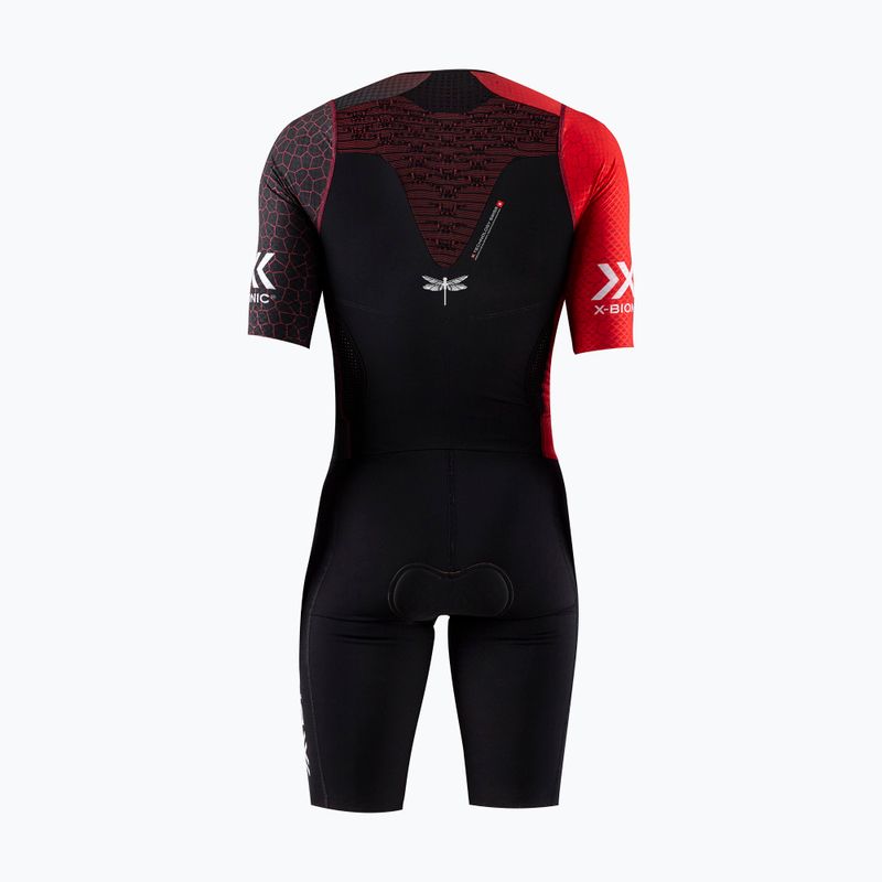 Kombinezon triathlonowy męski X-Bionic Dragonfly 5G Men R018 red/black 2