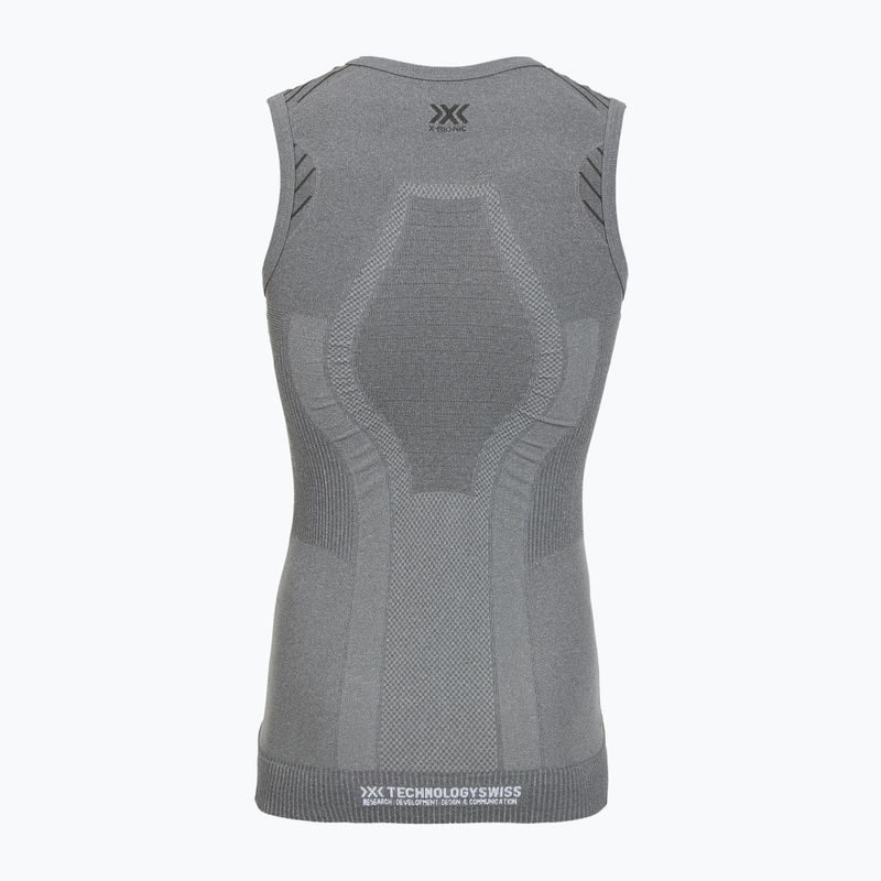 Koszulka termoaktywna męska X-Bionic Invent 4.0 LT Tank grey melange/anthracite 2