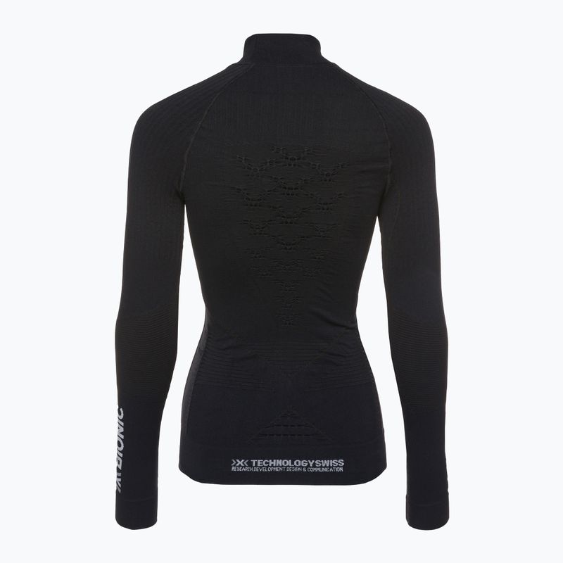 Longsleeve termoaktywny damski X-Bionic Energy Accumulator 4.0 Turtle Neck opal black/arctic white 5