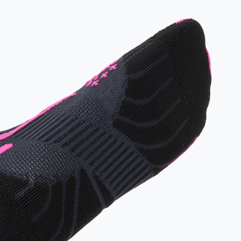 Skarpety damskie X-Socks Run Speed Two 4.0 dolomite grey/neon flamingo 3