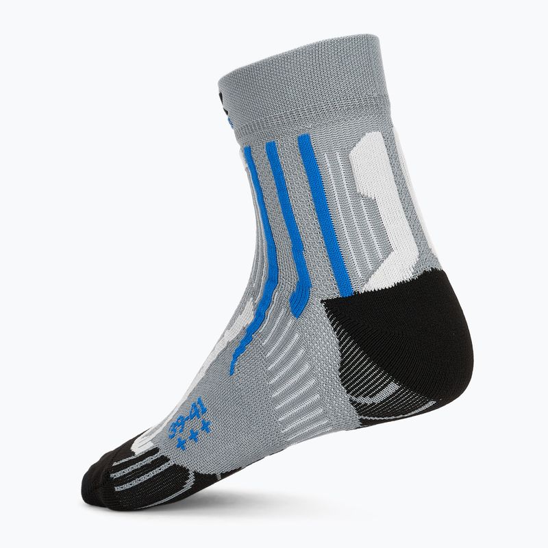 Skarpety męskie X-Socks Run Speed Two 4.0 pearl grey/invent blue 2