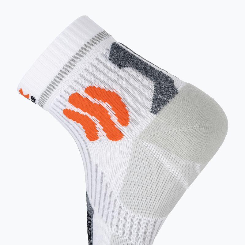 Skarpety męskie X-Socks Marathon Energy 4.0 arctic white/trick orange 5