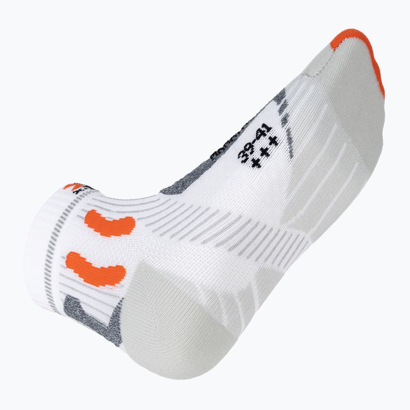 Skarpety męskie X-Socks Marathon Energy 4.0 arctic white/trick orange 6