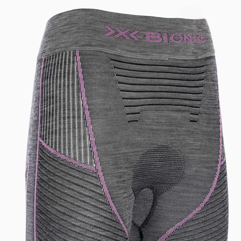 Spodnie termoaktywne damskie X-Bionic Merino black/grey/magnolia 3