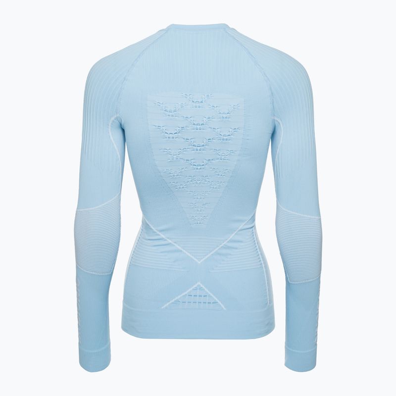 Bluza termoaktywna damska X-Bionic Energy Accumulator 4.0 LS ice blue/arctic white 2