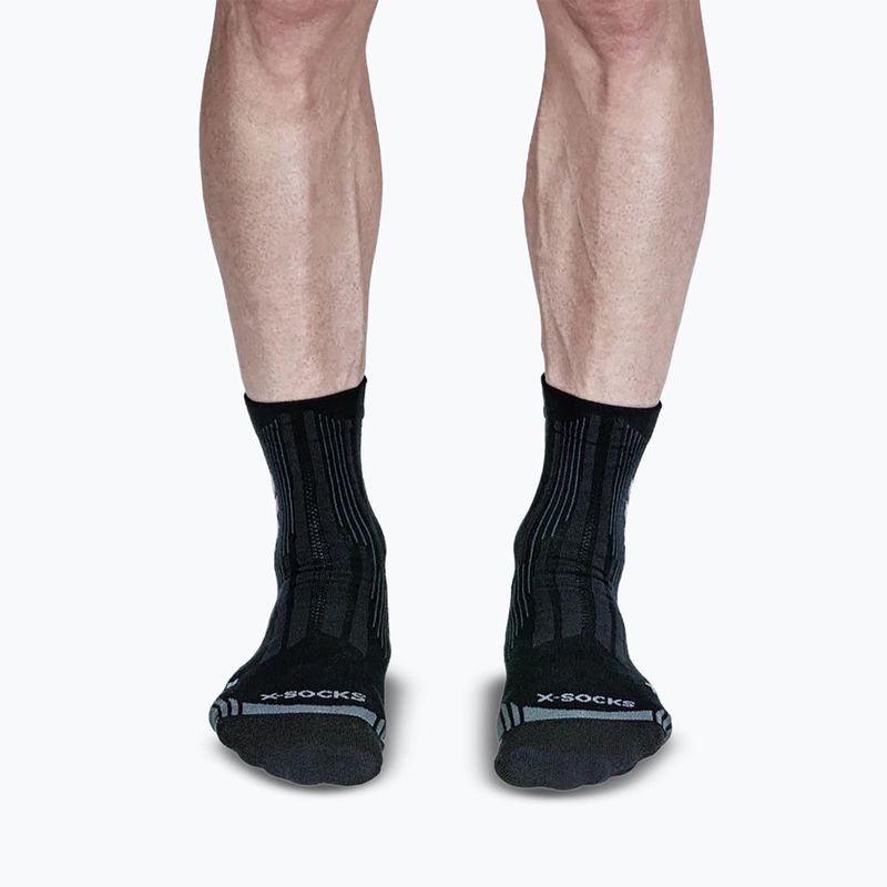 Skarpety X-Socks Hike Pefrorm Natural Ankle anthracite/turquoise 2