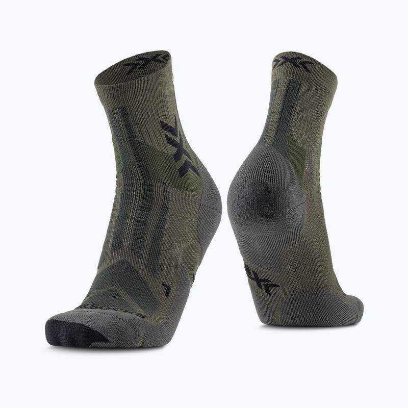 Skarpety X-Socks Hike Discover Ankle dark sage/black