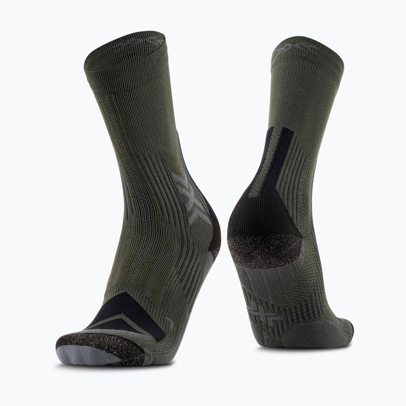 Skarpety X-Socks męskie Hike Expert Silver Crew green/black