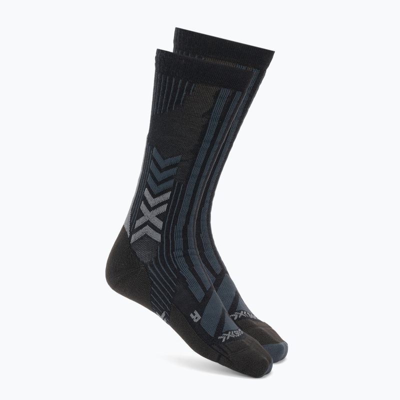 Skarpety męskie X-Socks Trekking Perform Merino Crew black/charcoal