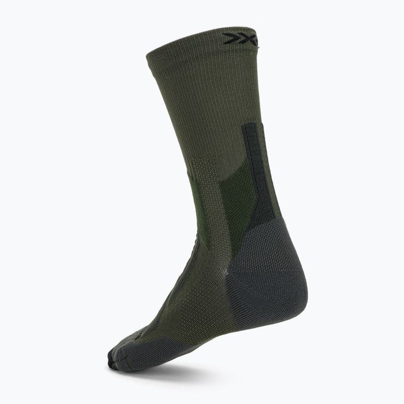 Skarpety X-Socks Hike Discover Crew green/black 2