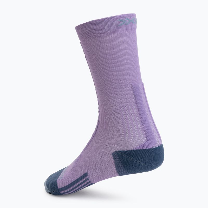 Skarpety damskie X-Socks Trailrun Discover Crew orchid/sunset blue 2
