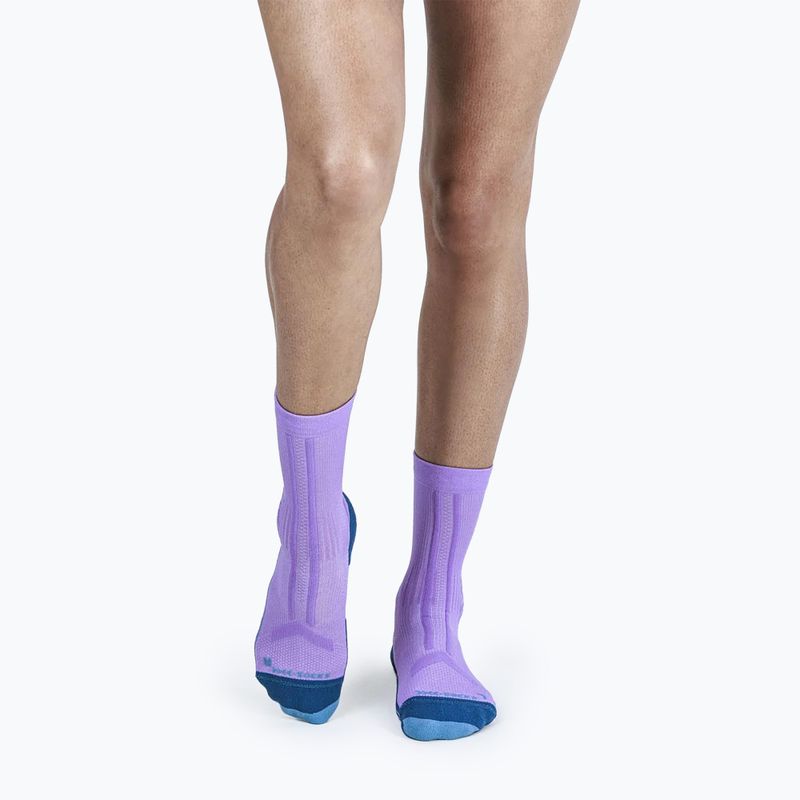 Skarpety damskie X-Socks Trailrun Discover Crew orchid/sunset blue 3