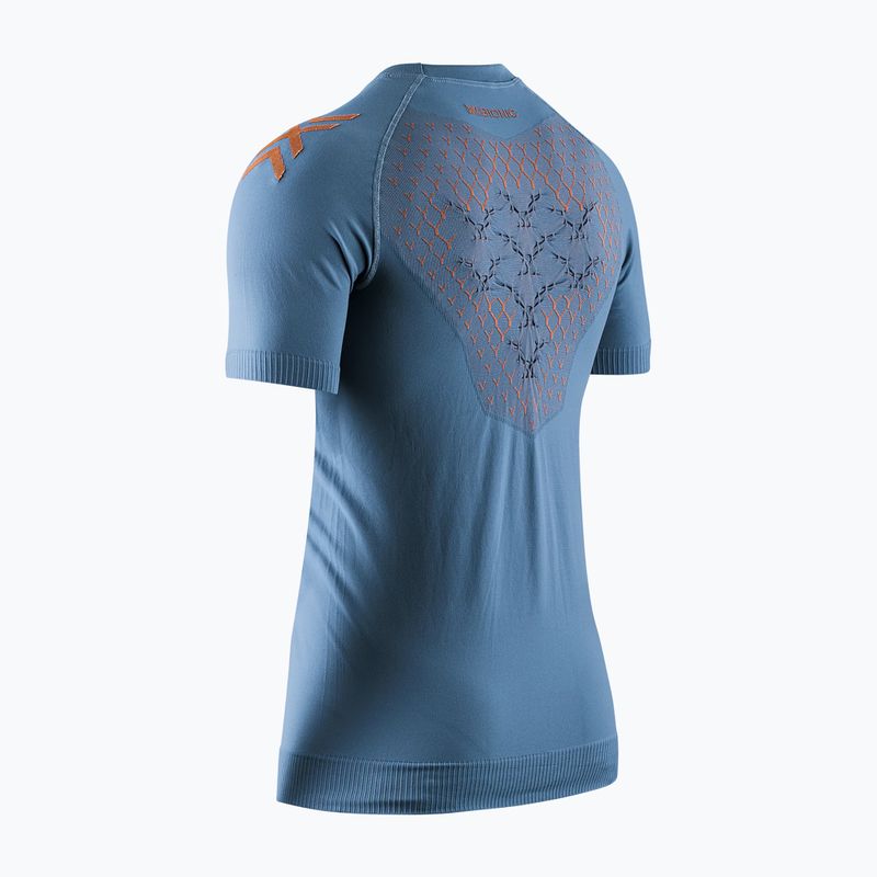 Koszulka do biegania męska X-Bionic Twyce Run blue/white 2
