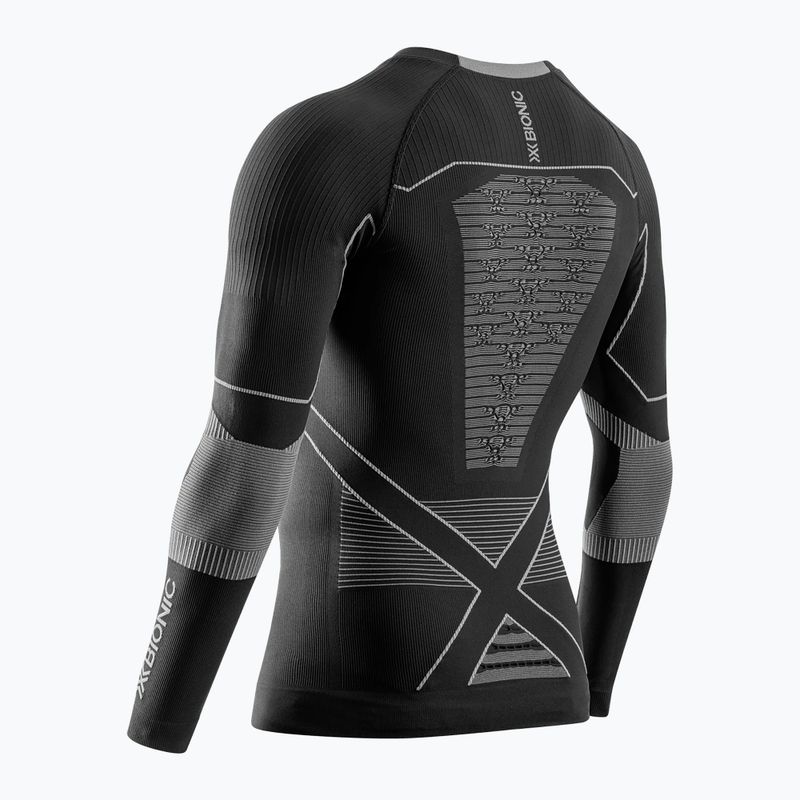 Bluza termoaktywna męska X-Bionic Energy Accumulator Light Shirt black/light grey 2