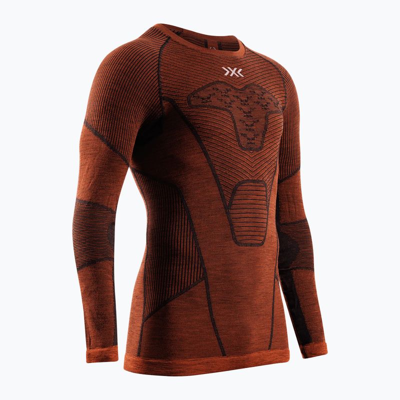 Longsleeve termoaktywny męski X-Bionic Symbio Merino Shirt clay