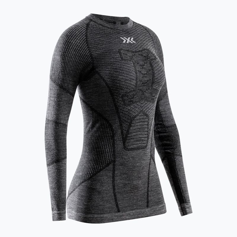 Bluza termoaktywna damska X-Bionic Symbio Merino Shirt rhino grey