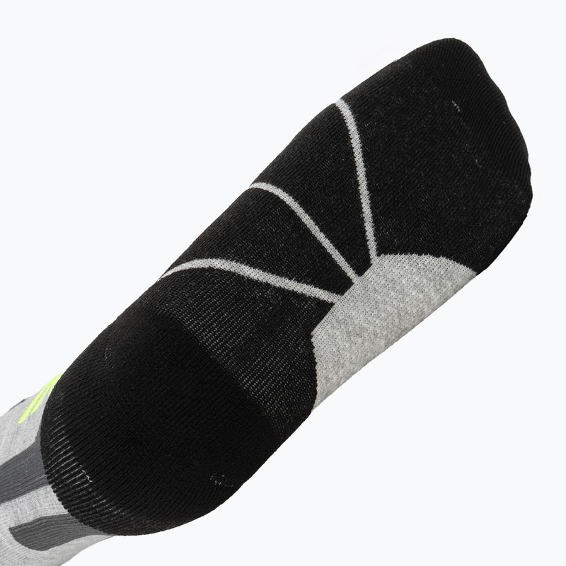 Skarpety narciarskie X-Socks Ski Discover Otc rhino grey/canary 4