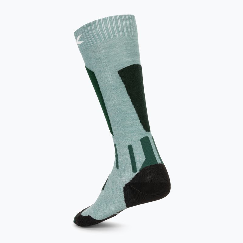 Skarpety narciarskie damskie X-Socks Ski Discover Otc sage green/english lawn 2