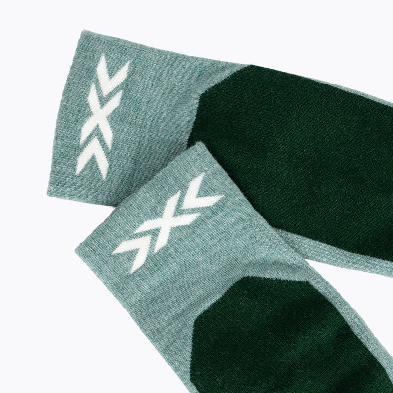 Skarpety narciarskie damskie X-Socks Ski Discover Otc sage green/english lawn 4