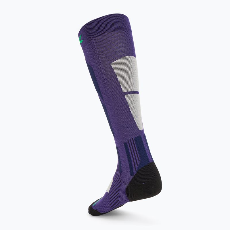 Skarpety narciarskie damskie X-Socks Ski Perform Otc deep purple/light sand 2