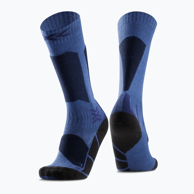 Skarpety narciarskie dziecięce X-Socks Ski Discover Otc blue blossom/marine
